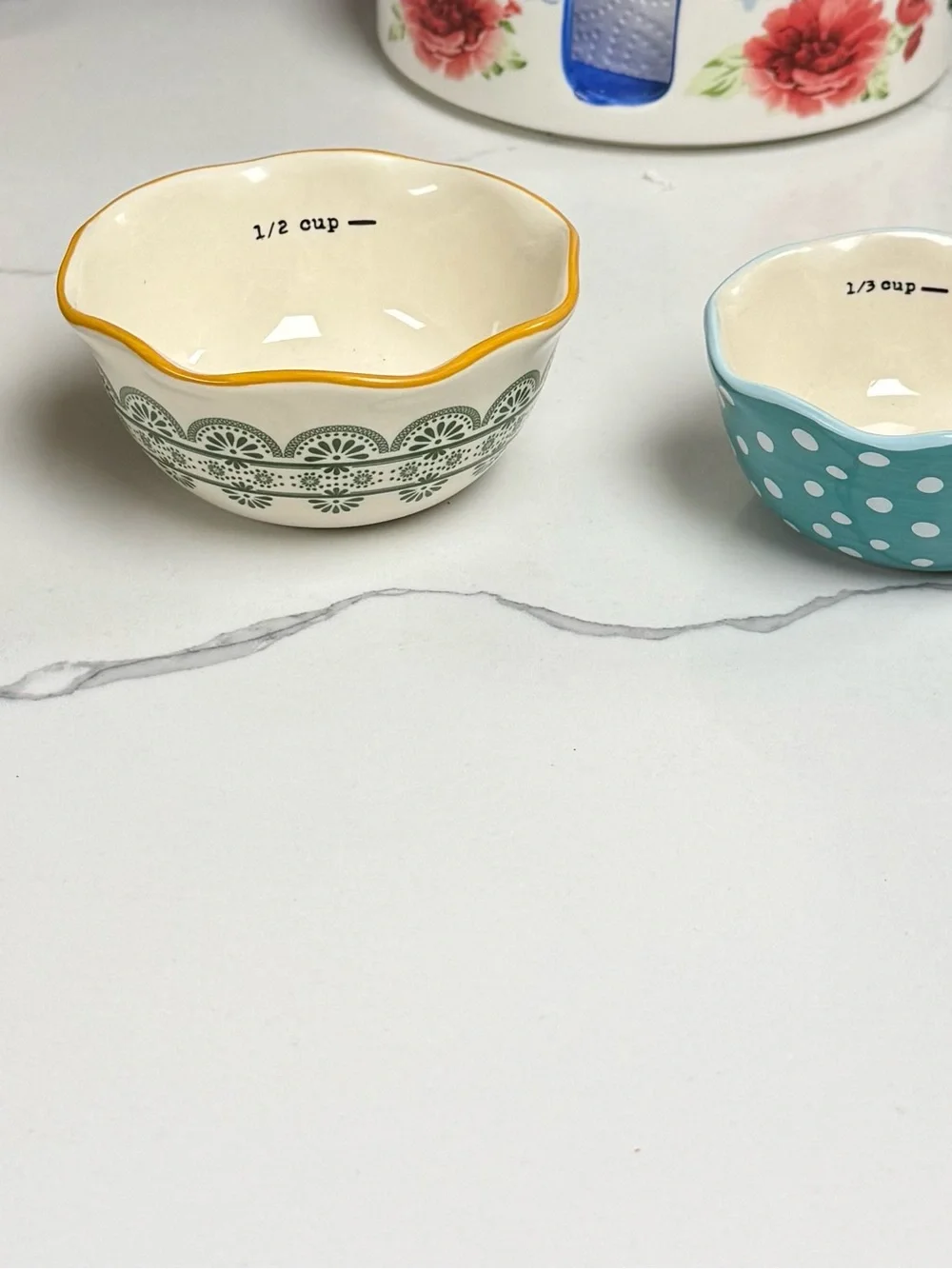 Pioneer Woman Vintage Floral Measuring Cups